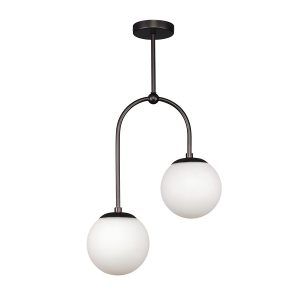 Люстра Levistella 7529826-2 BK+WH