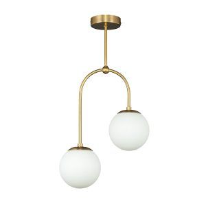 Люстра Levistella 7529826-2 BRZ+WH