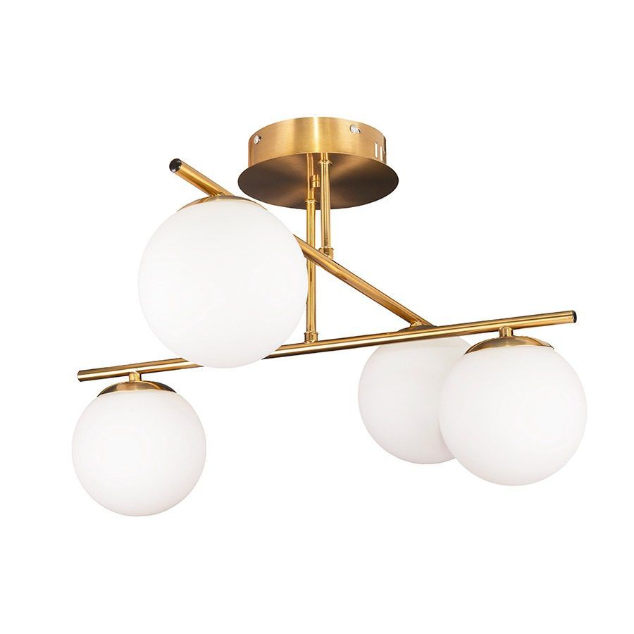 Люстра Levistella 7529801-4 BRZ+WH