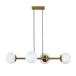 Люстра Levistella 7529909-4 BRZ+WH