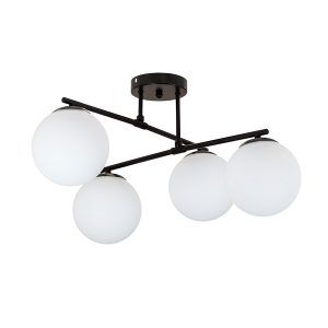 Люстра Levistella 756XPR150F-4 BK+WH