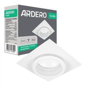 Светильник Feron-ARDERO DL2816 MR16 квадратный белый