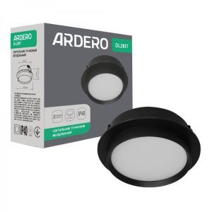 Светильник Feron-ARDERO DL2817 GX53 круглый черный