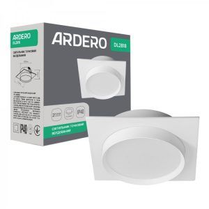 Светильник Feron-ARDERO DL2818 GX53 квадрат белый