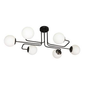 Люстра Levistella 7529824-6 BK+WH