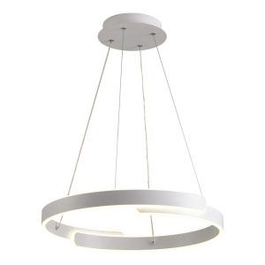 Подвесная люстра LED ESLLSE HIPPO 90W R-SMART-500x1200-WHITE-220-IP20 с пультом и приложением