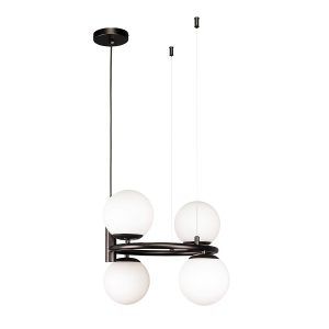 Люстра Levistella 7521011-4 BK+WH