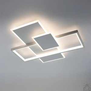 Люстра LED ESLLSE LAMPARAS 90W 3L-SMART-510x510x58-WHITE-220-IP20 (10560) с пультом и приложением