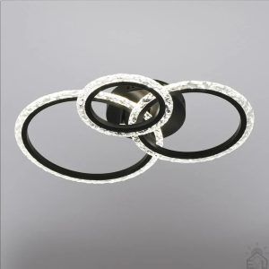 Люстра LED ESLLSE TRIO 70W 3R APP-510x380x107-BLACK/CLEAR-220-IP20 (10478) с пультом и приложением