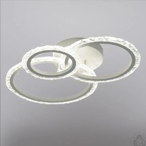 Люстра LED ESLLSE TRIO 70W 3R APP-510x380x107-WHITE-CLEAR-220-IP20 (10479) с пультом и приложением