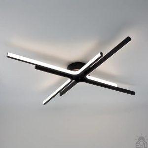 Люстра LED ESTA 70W 4L-770x60-BLACK-220-IP20 с пультом и приложением