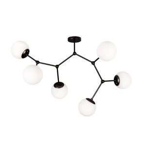Люстра Levistella 7529820-6 BK+WH