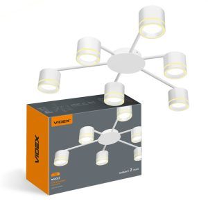 Светильник (Подсветка) VIDEX VL-SPF21B-WP под лампу 6xGX53 накладной Белый (28687)