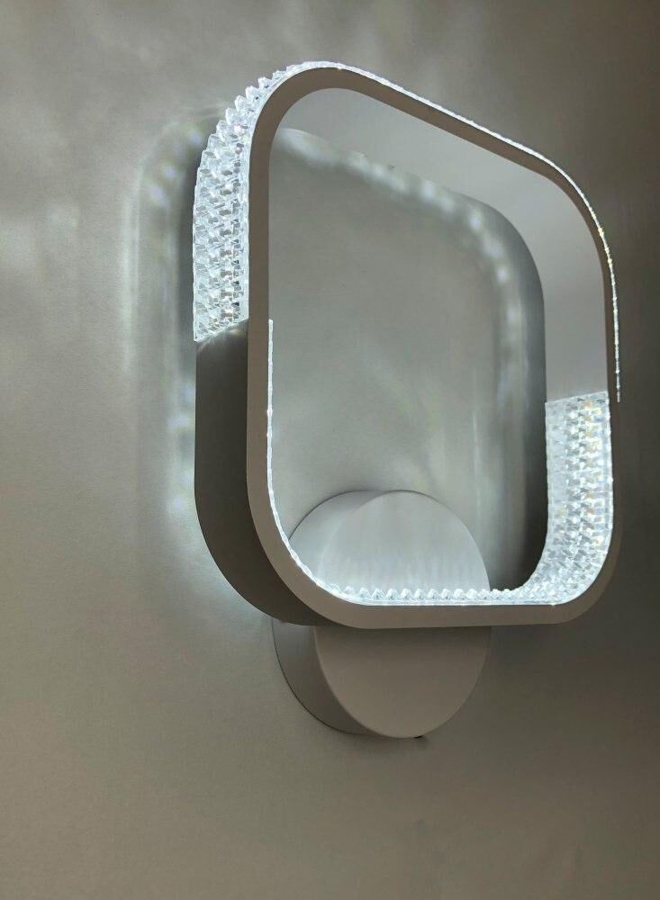 Бра LUMINARIA AKRILIKA SQUARE 22W 1S ON/OFF WHITE/CLEAR — изображение 2