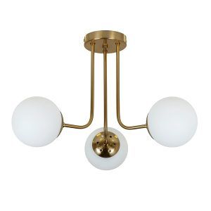 Люстра Levistella 7529908-3 BRZ+WH