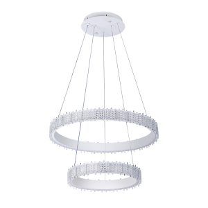 Подвесная люстра LED Levistella 7875129 (400+600) WH 50W + пульт
