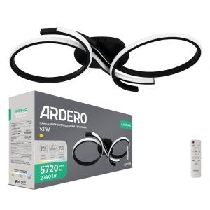 Cветильник LED Feron-ARDERO AL6535-1ARD FORCE M 52Вт черный