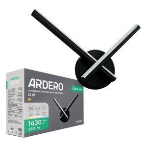 Светодиодный накладной светильник (Бра ) Ardero AL6523-1ARD FORCE V 13Вт черный