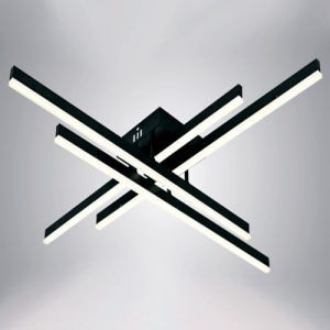 Люстра светодиодная LUMINARIA ROVENA 75W 4L BLACK (c пультом)