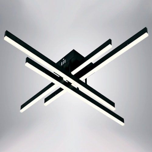 Люстра светодиодная LUMINARIA ROVENA 75W 4L BLACK (c пультом)