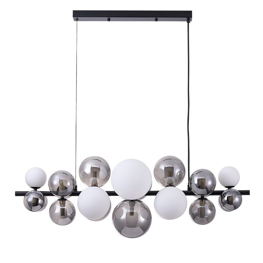 Люстра Levistella 788CH68167-21 BK+CH+WH G9