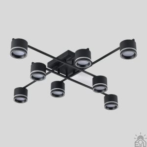 Люстра Esllse GELA 8xGX53 S-820x820x140-BLACK-IP20 (10521)