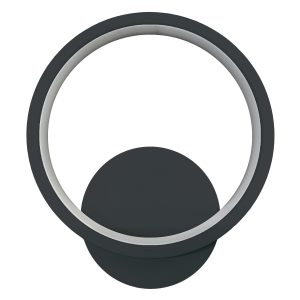 Бра LUMINARIA ORION 18W R BLACK CCT (с выключателем)