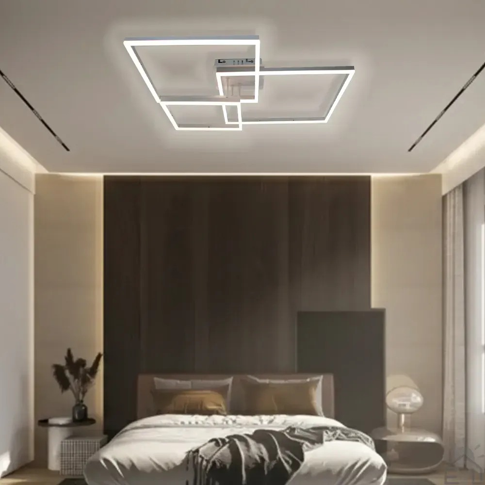 Люстра LED ESLLSE COCO 105W 3S-SMART-762x675x150-WHITE-220-IP20 (10601) с пультом и приложением